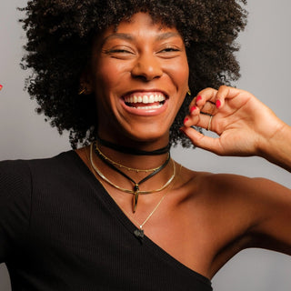 CHOKER MINI GRUMET BOLINHAS BANHADO A RÓDIO