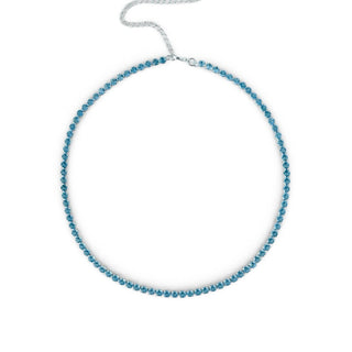 CHOKER RIVIERA BANHADO A PRATA 925
